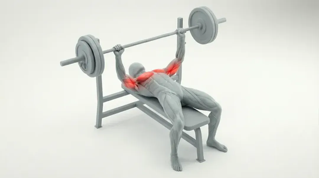 Looping Barbell Bench Press movement demonstration